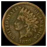 1870 Indian Head Cent LIGHTLY CIRCULATED