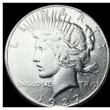 1927-S Silver Peace Dollar CLOSELY UNCIRCULATED