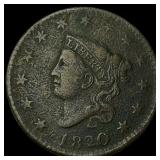 1820 Coronet Head Large Cent HIGH GRADE