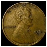 1931-S Lincoln Wheat Cent NEARLY UNCIRCULATED