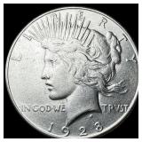 1928 Silver Peace Dollar CLOSELY UNCIRCULATED
