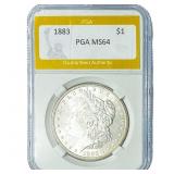 1883 Morgan Silver Dollar PGA MS64