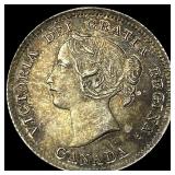 1897 Canada Silver 5 Cents UNCIRCULATED