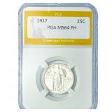 1917 Standing Liberty Quarter PGA MS64 FH
