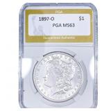 1897-O Morgan Silver Dollar PGA MS63