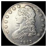 1835 Capped Bust Half Dollar NEARLY UNCIRCULATED