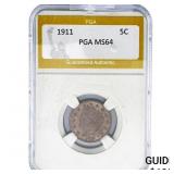 1911 Liberty Victory Nickel PGA MS64