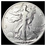 1928-S Silver Walking Liberty Half Dollar NEARLY U