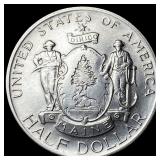 1920 Silver Half Dollar Maine Centennial CHOICE AU