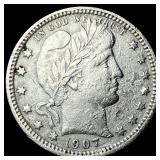 1907 Barber Quarter HIGH GRADE