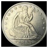 1853-O Arrows Seated Liberty Half Dollar CLOSELY U