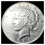 1935-S Silver Peace Dollar CLOSELY UNCIRCULATED