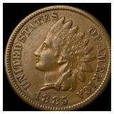 1885 Indian Head Cent NEARLY UNCIRCULATED