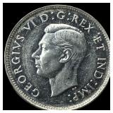 1947 Canada Silver 25 Cents UNCIRCULATED