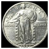 1927 Silver Standing Liberty Quarter CHOICE BU