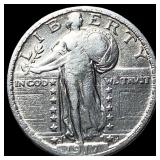 1917-S Silver Standing Liberty Quarter LIGHTLY CIR