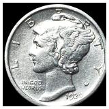 1920-D Silver Mercury Dime CLOSELY UNCIRCULATED