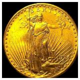 1924-S Gold $20 Saint-Gaudens Double Eagle UNCIRCU