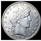 1912 Barber Half Dollar CLOSELY UNCIRCULATED