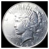 1928 Peace Silver Dollar LIGHTLY CIRCULATED