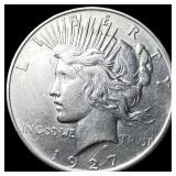 1927 Peace Silver Dollar CLOSELY UNCIRCULATED
