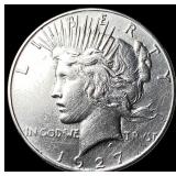 1927 Silver Peace Dollar CLOSELY UNCIRCULATED