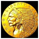1913 Indian Head Gold $2.50 Quarter Eagle CLOSELY