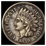 1859 Indian Head Cent NEARLY UNCIRCULATED
