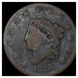 1828 Large Cent NICELY CIRCULATED