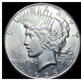 1926-S Silver Peace Dollar CHOICE AU