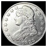 1833 Capped Bust Half Dollar CLOSELY UNCIRCULATED