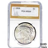 1926 Morgan Silver Dollar PGA MS64