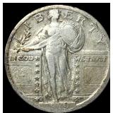 1919-S Silver Standing Liberty Quarter ABOUT UNCIR