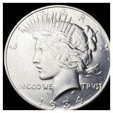 1934-D Silver Peace Dollar CHOICE BU