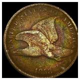 1858 Copper-Nickel Flying Eagle Cent LIGHTLY CIRCU
