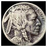 1921 Buffalo Nickel LIGHTLY CIRCULATED
