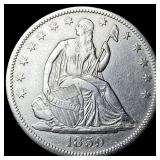 1859-S Silver Half Dollar CLOSELY UNCIRCULATED