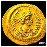 Byzantine Justin II 565-578 Gold Tremissis 1.48g