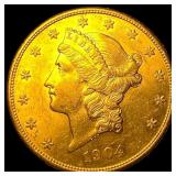 1904-S Gold $20 Liberty Head Double Eagle CLOSELY