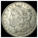 1921-S Silver Morgan Dollar NEARLY UNCIRCULATED
