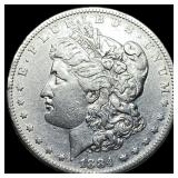 1884-S Silver Morgan Dollar NEARLY UNCIRCULATED