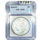 1878 8TF Morgan Silver Dollar ICG AU53