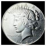 1927 Peace Silver Dollar CLOSELY UNCIRCULATED
