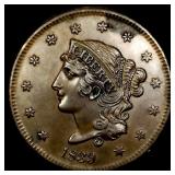 1839 Booby Head Coronet Head Large Cent