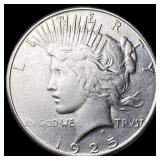 1925-S Silver Peace Dollar NEARLY UNCIRCULATED