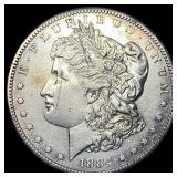 1884-S Silver Morgan Dollar CLOSELY UNCIRCULATED