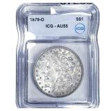 1879-O Morgan Silver Dollar ICG AU55