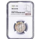 1929 Standing Liberty Quarter NGC MS64 FH
