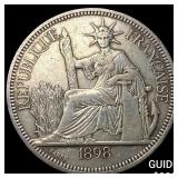 1898 French Indo-China .7813oz Silver Piastre