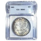 1903 Morgan Silver Dollar ICG MS63